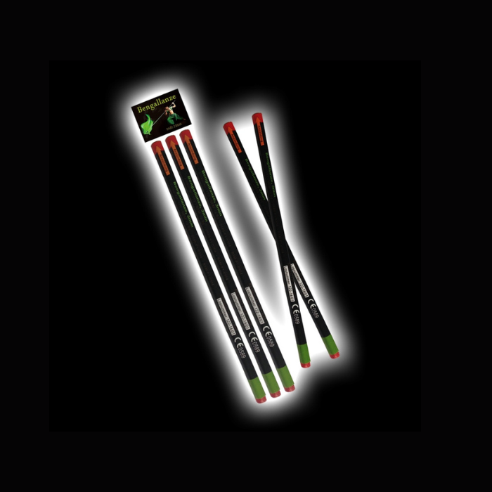 Bengaalse Verlichtingsstokjes 3min, verpakking van 3 "Black Boxx"