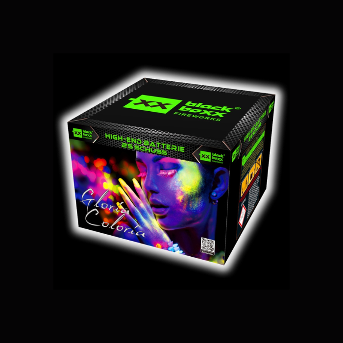 Gloria Coloria "Black Boxx" 25 Schots Batterij