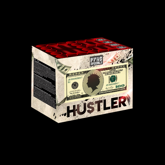 Hustler "Pyro Specials" 25 Schots Batterij NIEUW in 2025