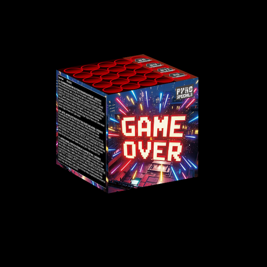 Game Over "Pyro Specials" 25 Schots Batterij NIEUW in 2025