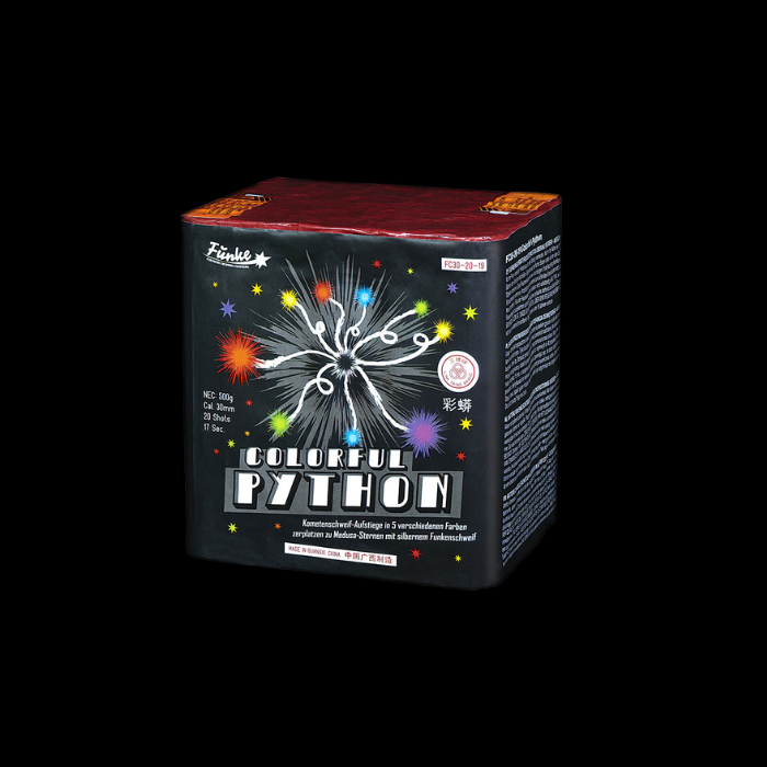 Colorful Python "Funke" 25 Schots Batterij