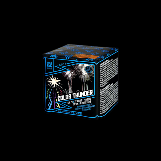 Color Thunder "Argento" 25 Schots Batterij