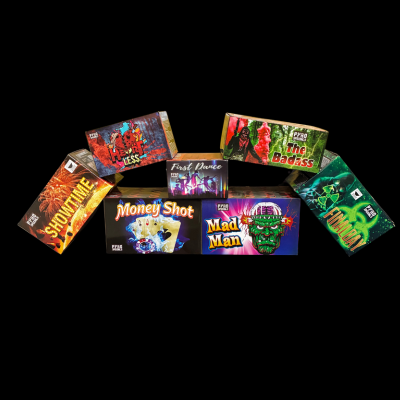 AANBIEDING 7x "Pyro Specials" Batterij en Compound