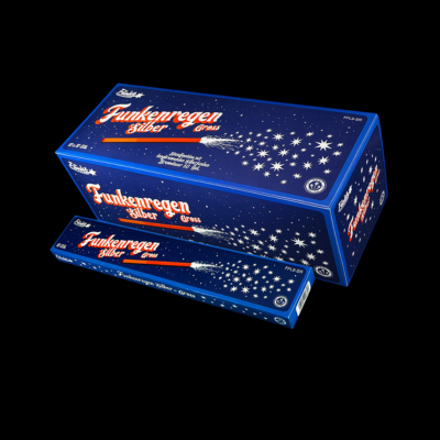 Funkenregen Silber Gross "Funke" 10 per Doos