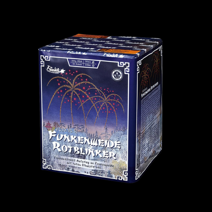 Funkenweide Rotblinker "Funke" 25 Schots Batterij