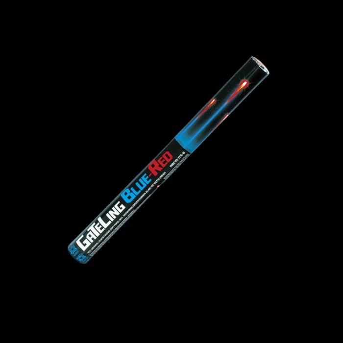 GaTeLing Blauw-Rood "Argento" 175 Schots Flare-Batterij