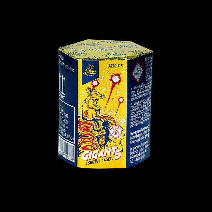 Gigant 5 "Iskra" 7 Schots Batterij