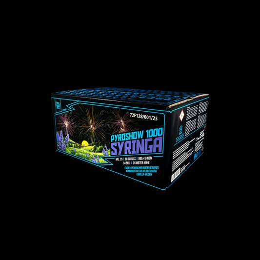 Pyroshow 1000 Syringa "Argento" 68 Schots Compound