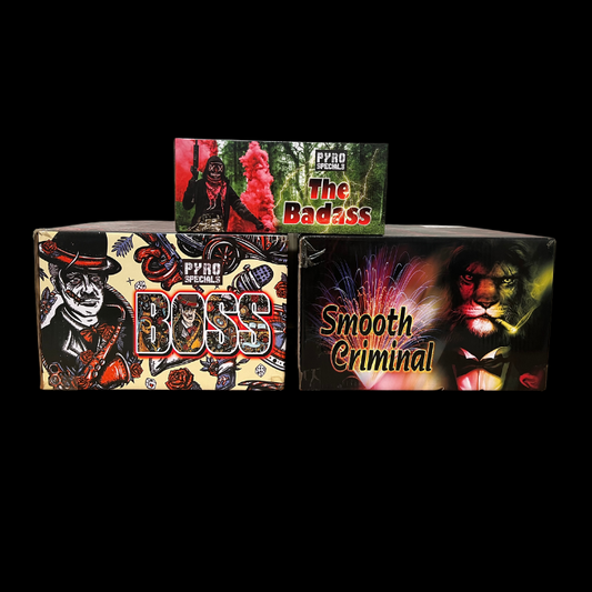 -AANBIEDING- 3x Compound vuurwerk “Pyro specials”