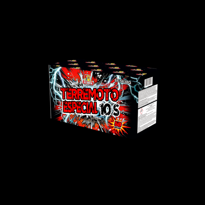 Terremoto Especiale 10sec "El Gato" 50 Schots
