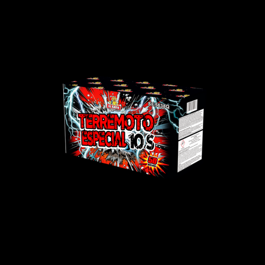 Terremoto Especiale 10sec  "El Gato"  50 Schots Batterij