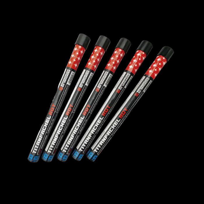 Titanium fakkel Rot "Argento"