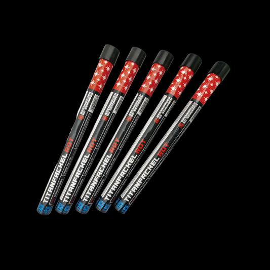 Titanium fakkel Rot "Argento"