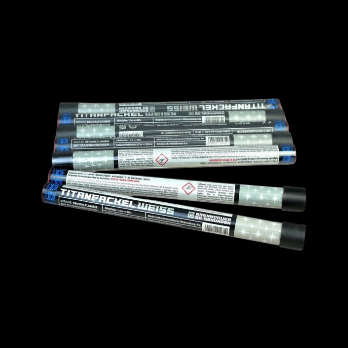 Titanium Fakkel Weiß "Argento"