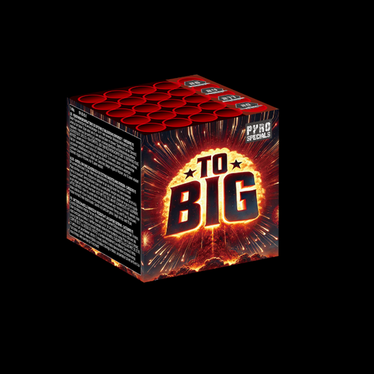 To Big "Pyro Specials" 25 Schots Batterij NIEUW in 2025