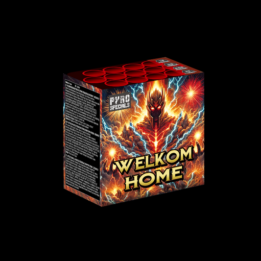 Welkom Home "Pyro Specials" 13 schots batterij NIEUW in 2025