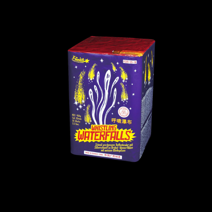 Whistling Waterfalls "Funke" 25 Schots Batterij