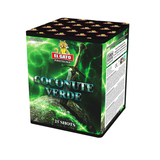 Coconut Verde  "El Gato" 25 Schots Batterij