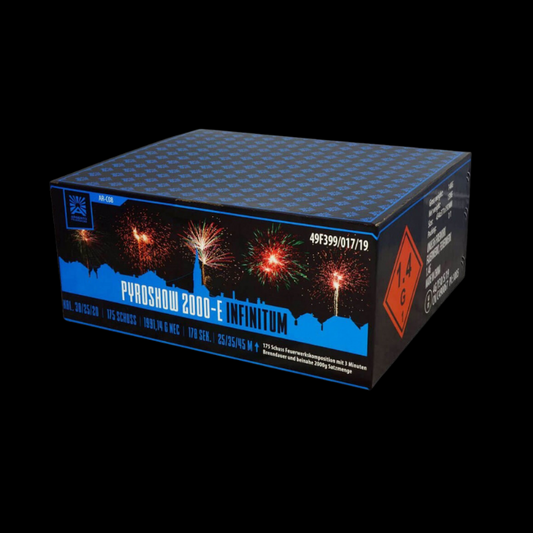 Pyroshow 2000-E Infinitum  "Argento" 175 Schots Compound