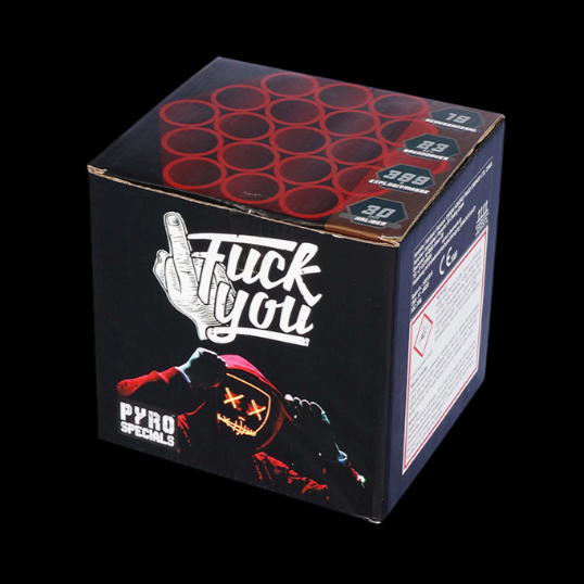 Fuck You "Pyro Specials" 19 Schots Batterij