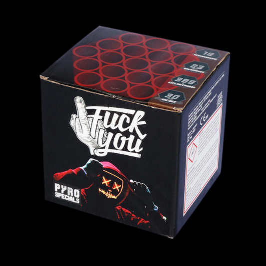 Fuck You  "Pyro Specials" 19 Schots Batterij