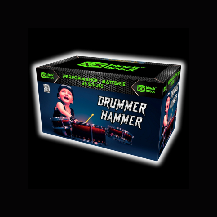 Drummer Hammer "Black Boxx" 25 Schots