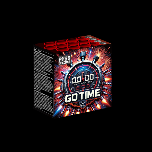 Go Time "Pyro specials" 13 schots batterij NIEUW in 2025