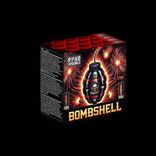 Bombshell "Pyro Specials" 13 schots batterij NIEUW in 2025