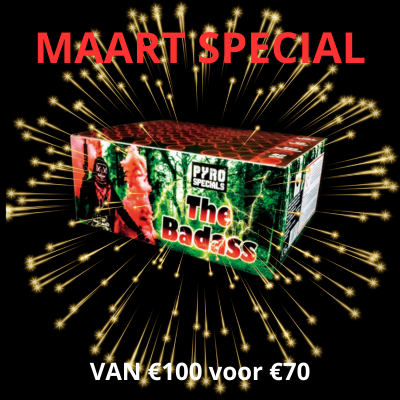 "MAART SPECIAL" THE BADASS 101 SCHOTS COMPOUND