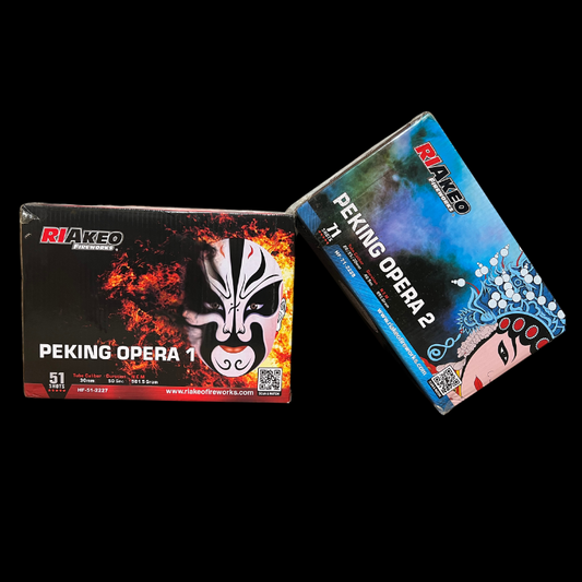 -AANBIEDING- Peking Opera 1 en Peking Opera 2 "Riakeo"